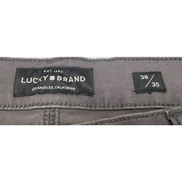 Lucky Brand Men's Gray 121 Slim Fit Straight Leg Pants - Size 38x29 - Picture 6 of 8